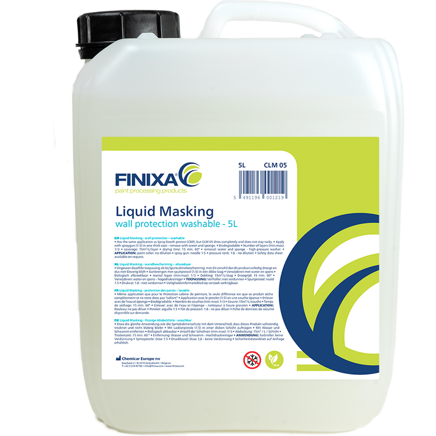 Finixa Liquid Masking wandbescherming - afwasbaar