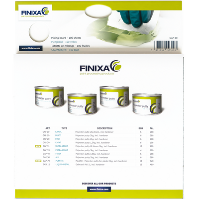 Finixa Mengbord 100 vellen 100 st.