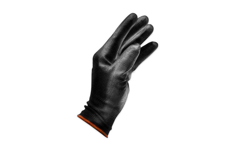 Finixa PU coated handschoenen zwart XL 12 st.