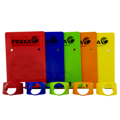 Finixa Houders + gekleurde doppen 5 st.