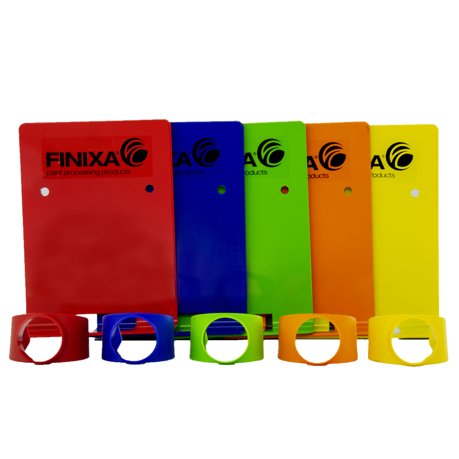 Finixa Houders + gekleurde doppen 5 st.