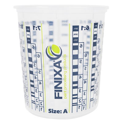 Finixa Bedrukte mengbekers 400 ml 200st.