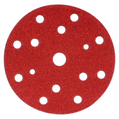 Finixa Schuurschijf Ø 150mm - 15 gaten rood P1000 100 vl