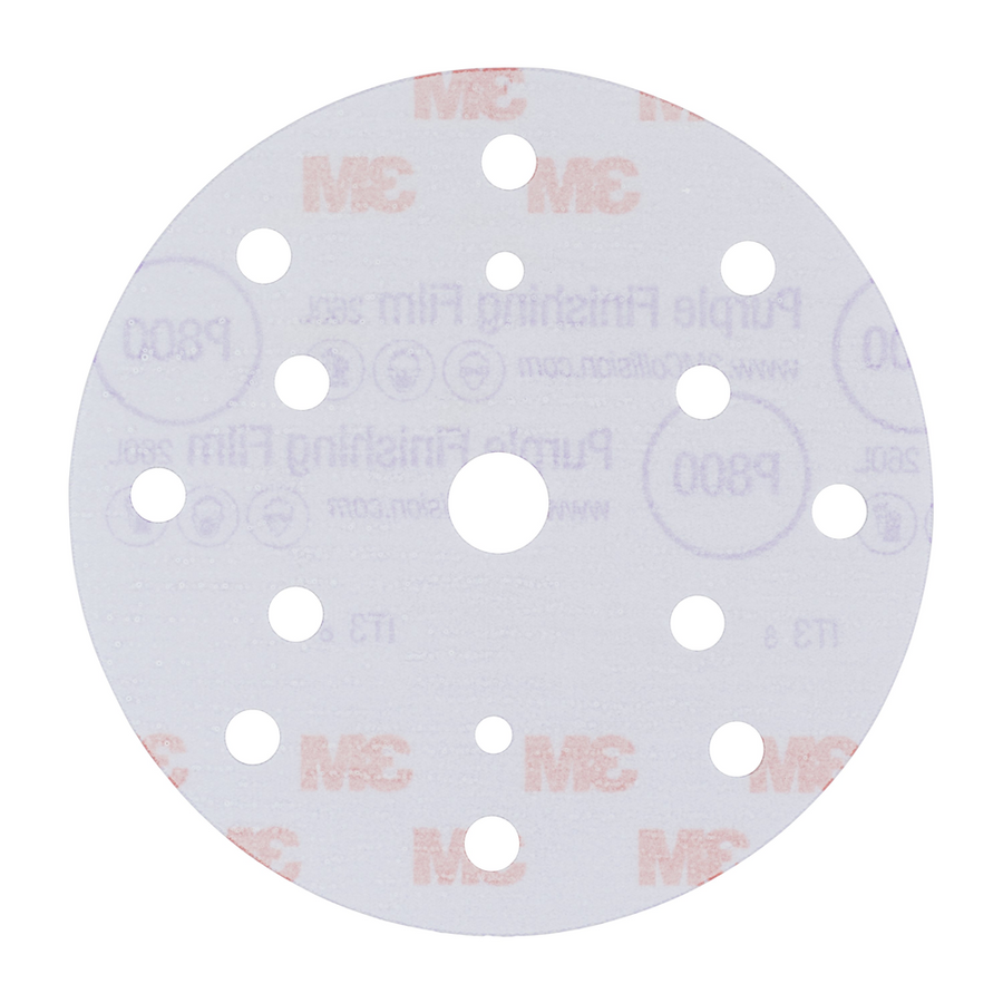 3M Hookit 260L+ Purple Finishing Schuurschijf 150mm P800/50