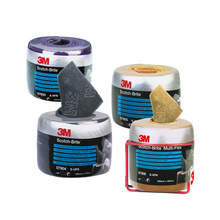 3M Scotch Brite Pre-Cut Grijs